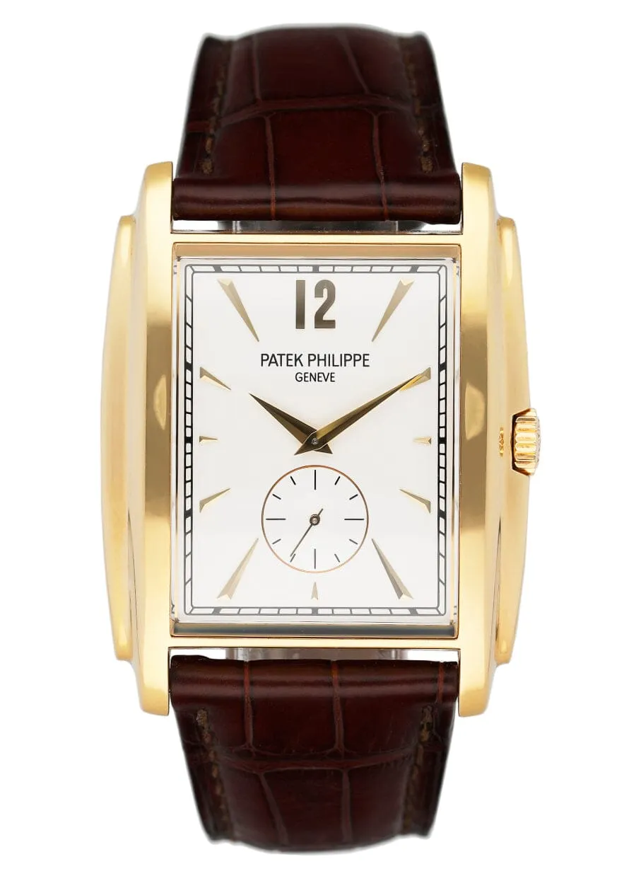 Patek Philippe Gondolo 5124J 18K Yellow Gold Mens Watch With Papers
