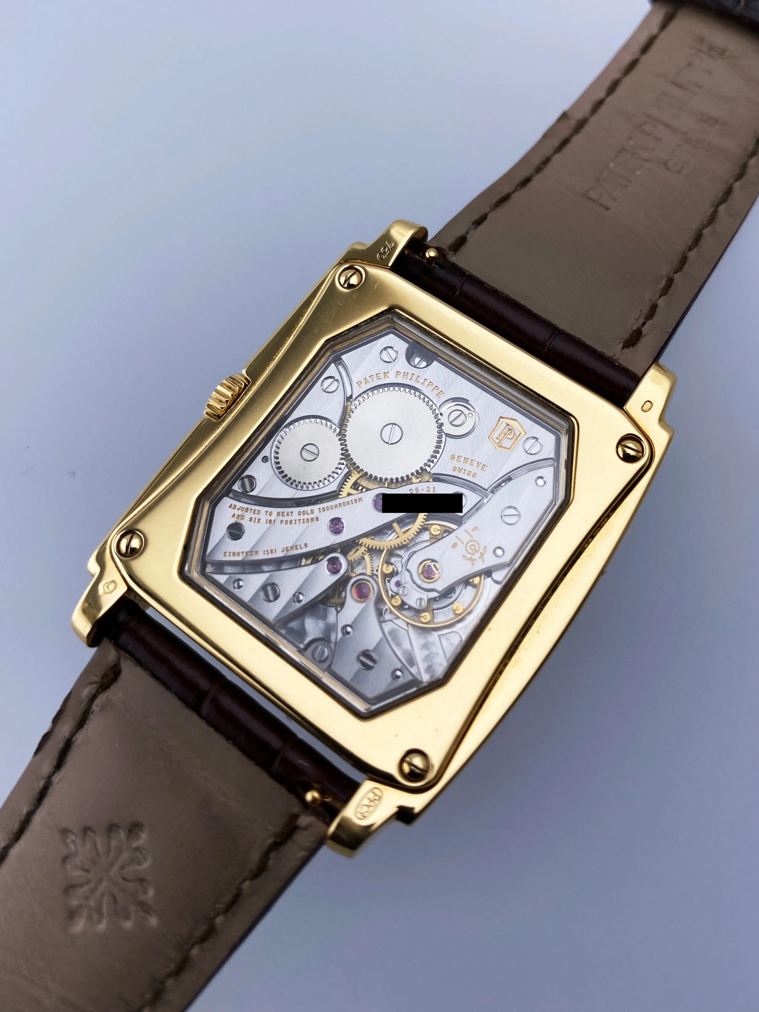 Patek Philippe Gondolo 5124J 18K Yellow Gold Mens Watch With Papers