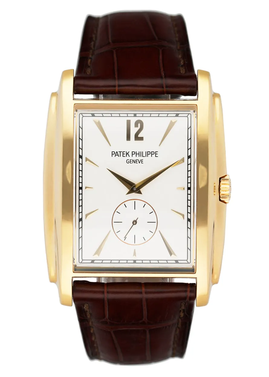 Patek Philippe Gondolo 5124J 18K Yellow Gold Mens Watch With Papers