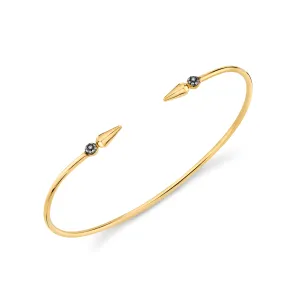 Pave Center Shirley Spear Bangle - Diamond
