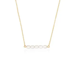 Pearl Bar Necklace