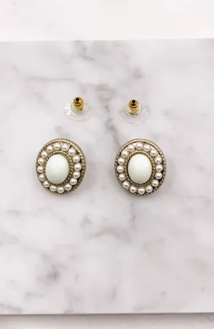 PEARL BEAD EARRINGS
