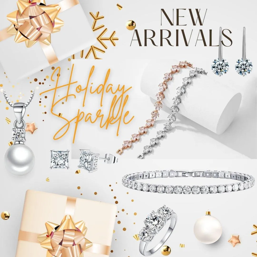 Pearl Drop Earrings with Cubic Zirconia  Accents Earrings