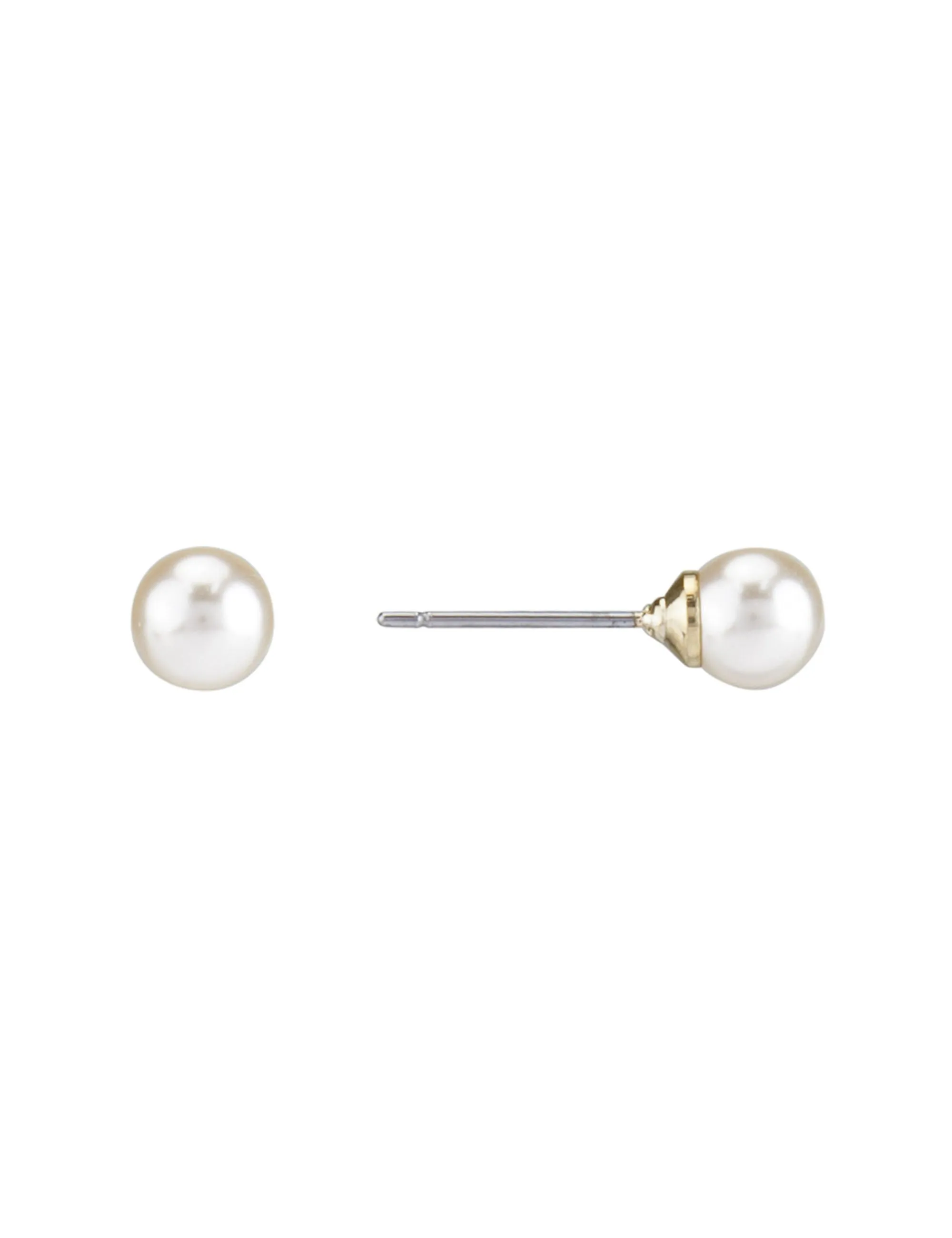 PEARL EARRINGS 6MM