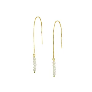 Pearl Threader Earrings
