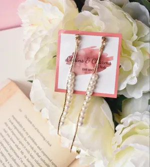 Pearlicious Needle Drop Danglers