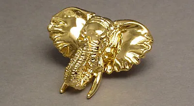 Pendant Elephant Head Gold