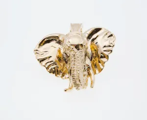 Pendant Elephant Head Gold