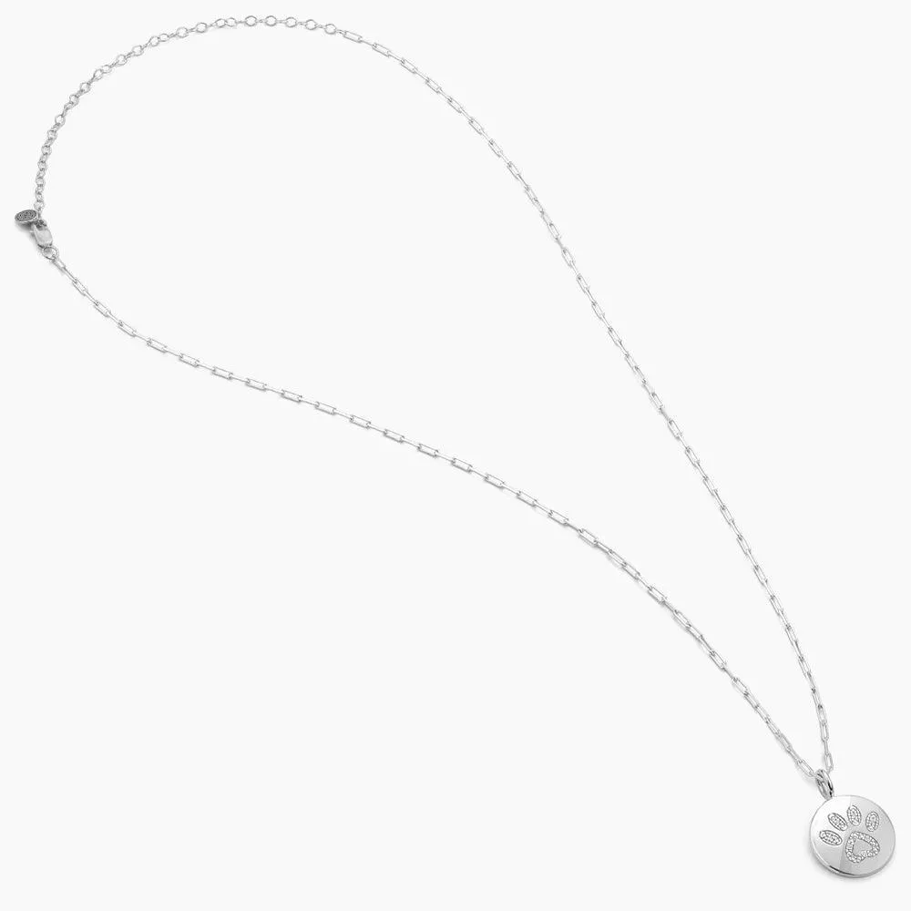 Pet lovers Paw Pendant Necklace