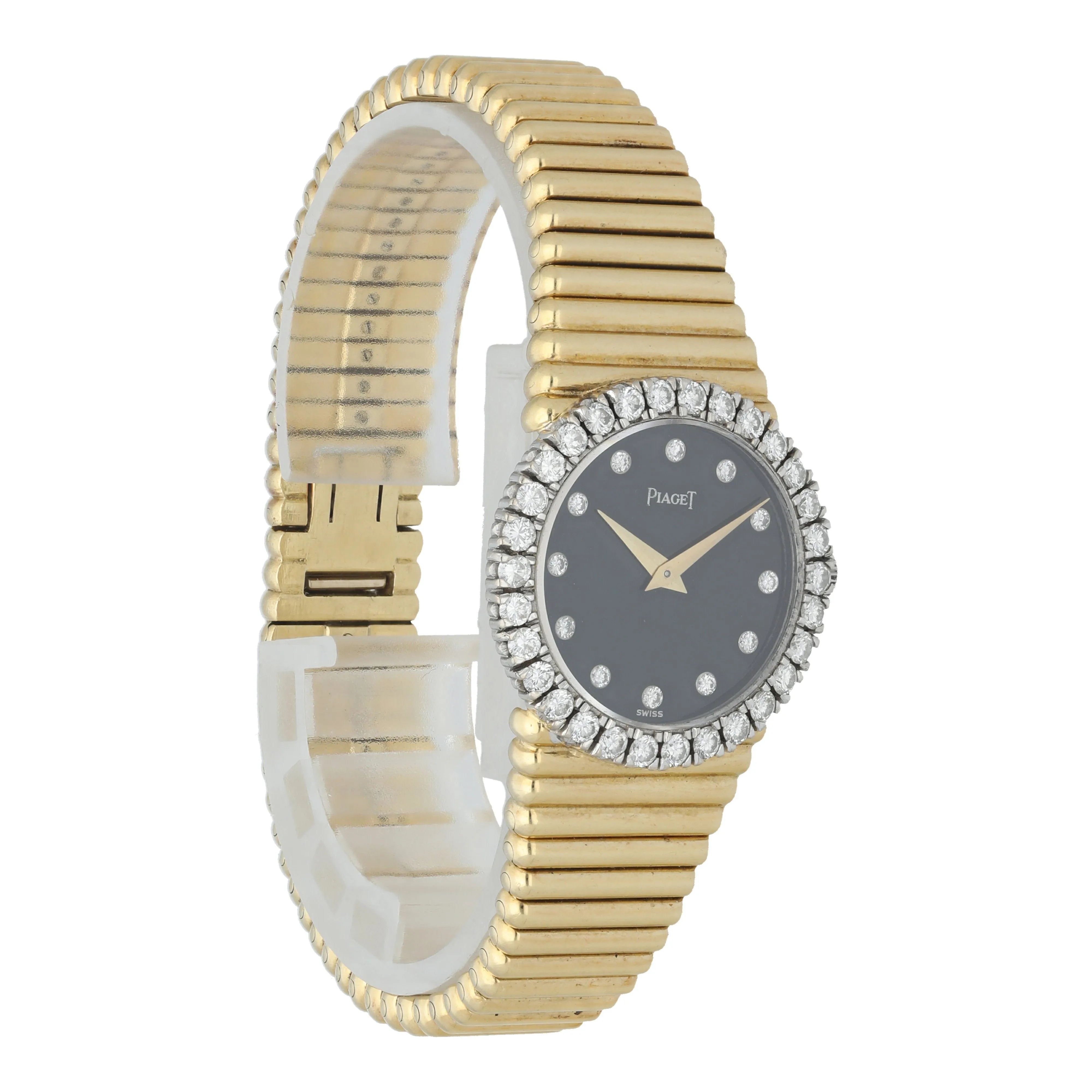 Piaget Dancer 9190 Diamond Onyx Dial Ladies Watch