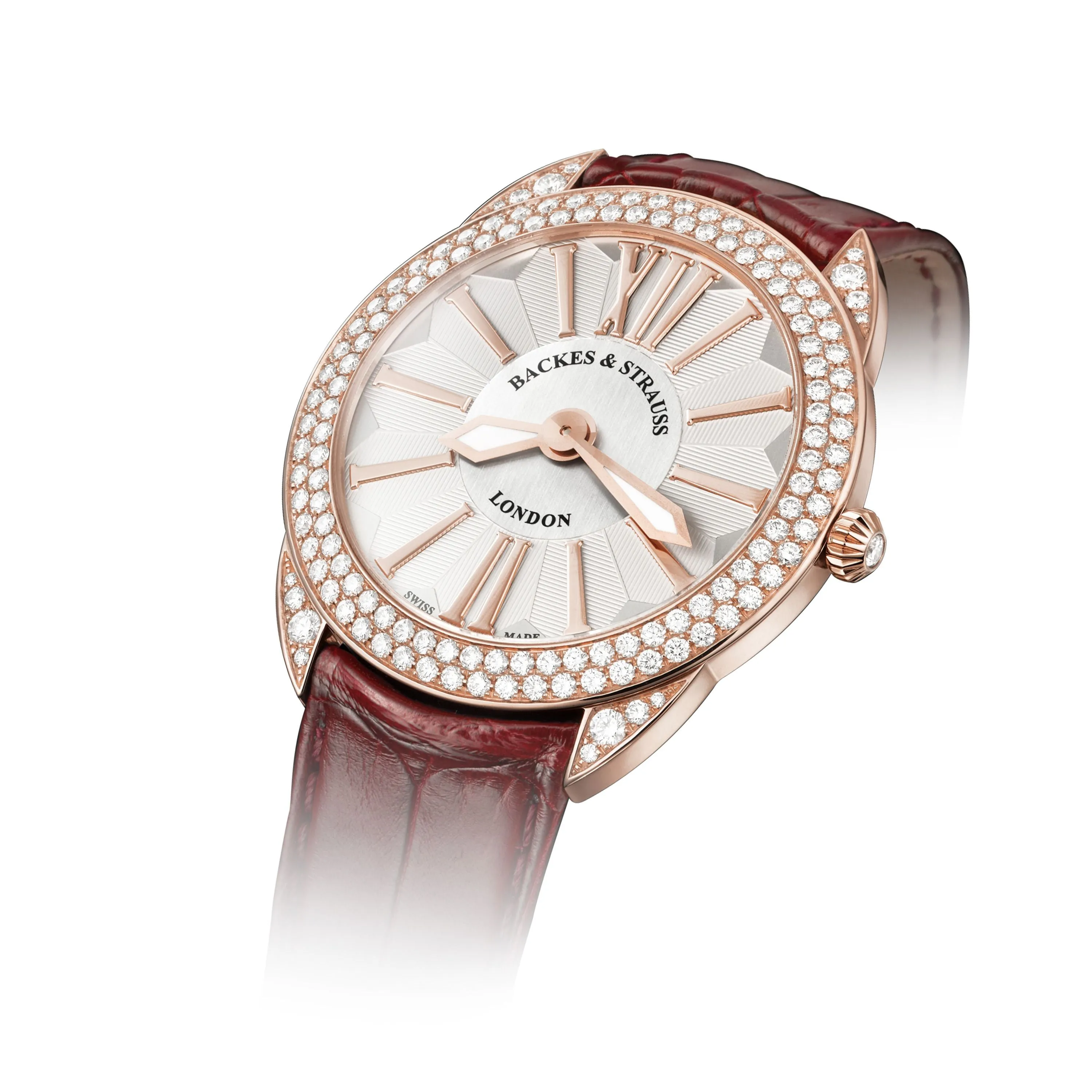 Piccadilly Renaissance 33 Luxury Diamond Watch -18kt-rose-gold