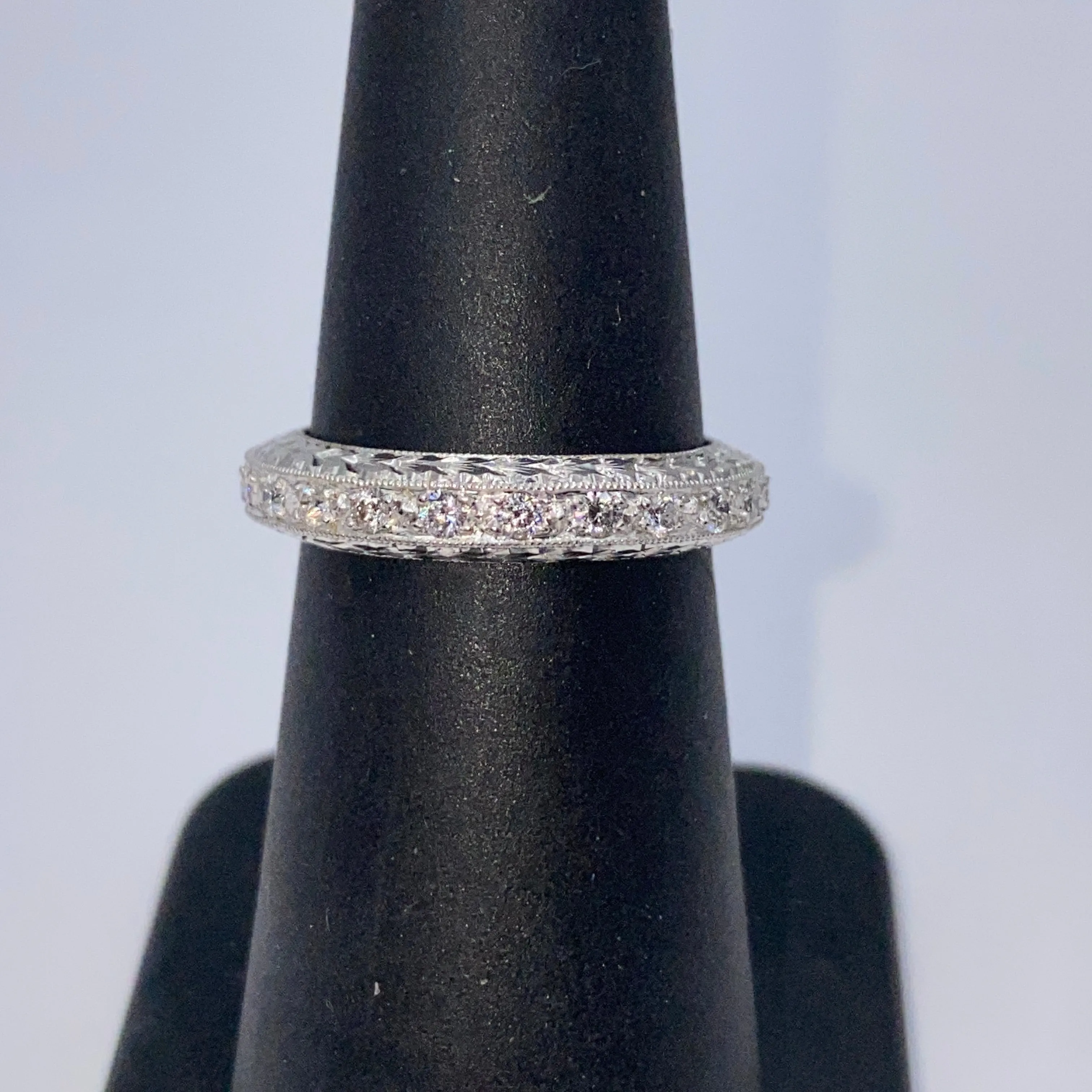 Platinum Venice Diamond Band Ring