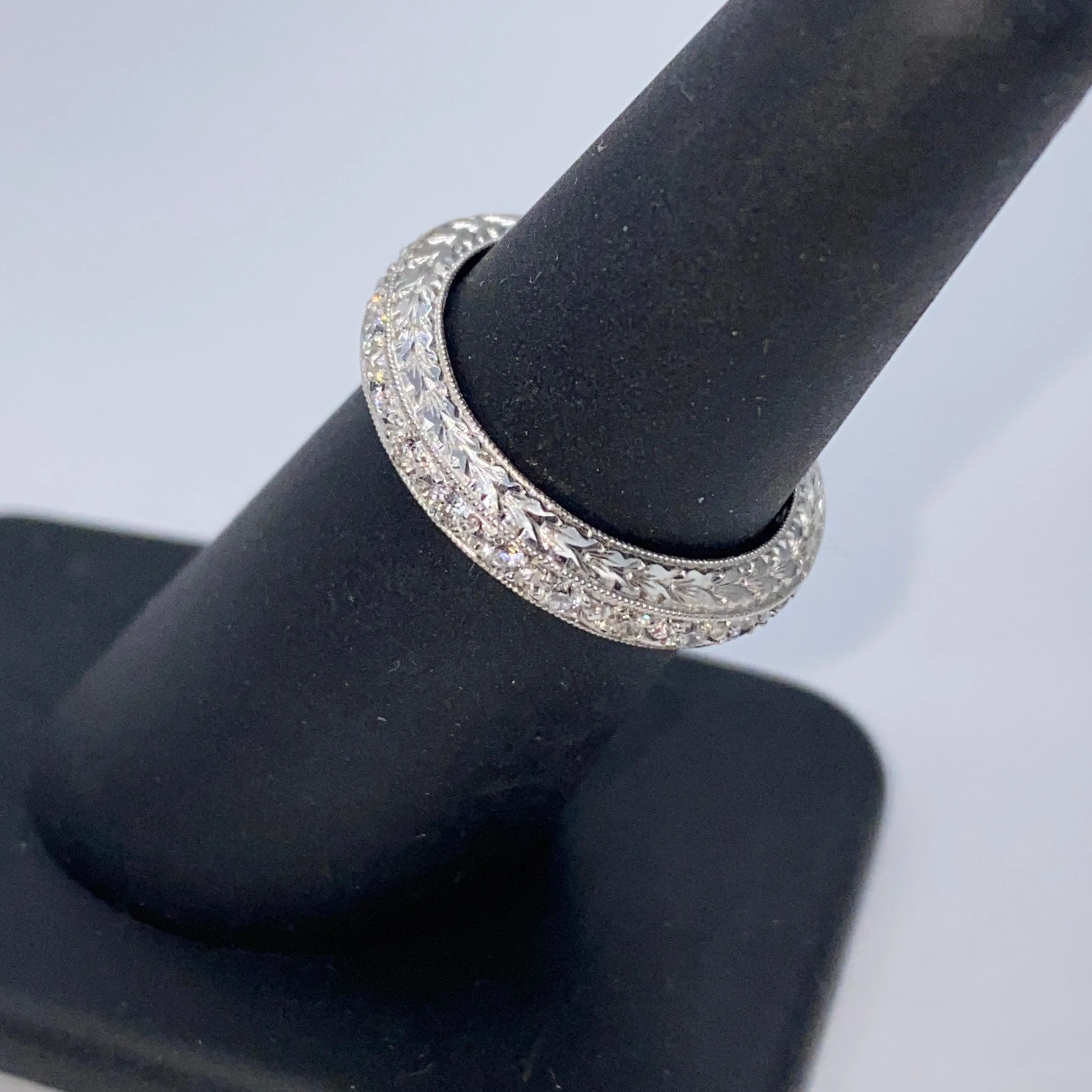 Platinum Venice Diamond Band Ring