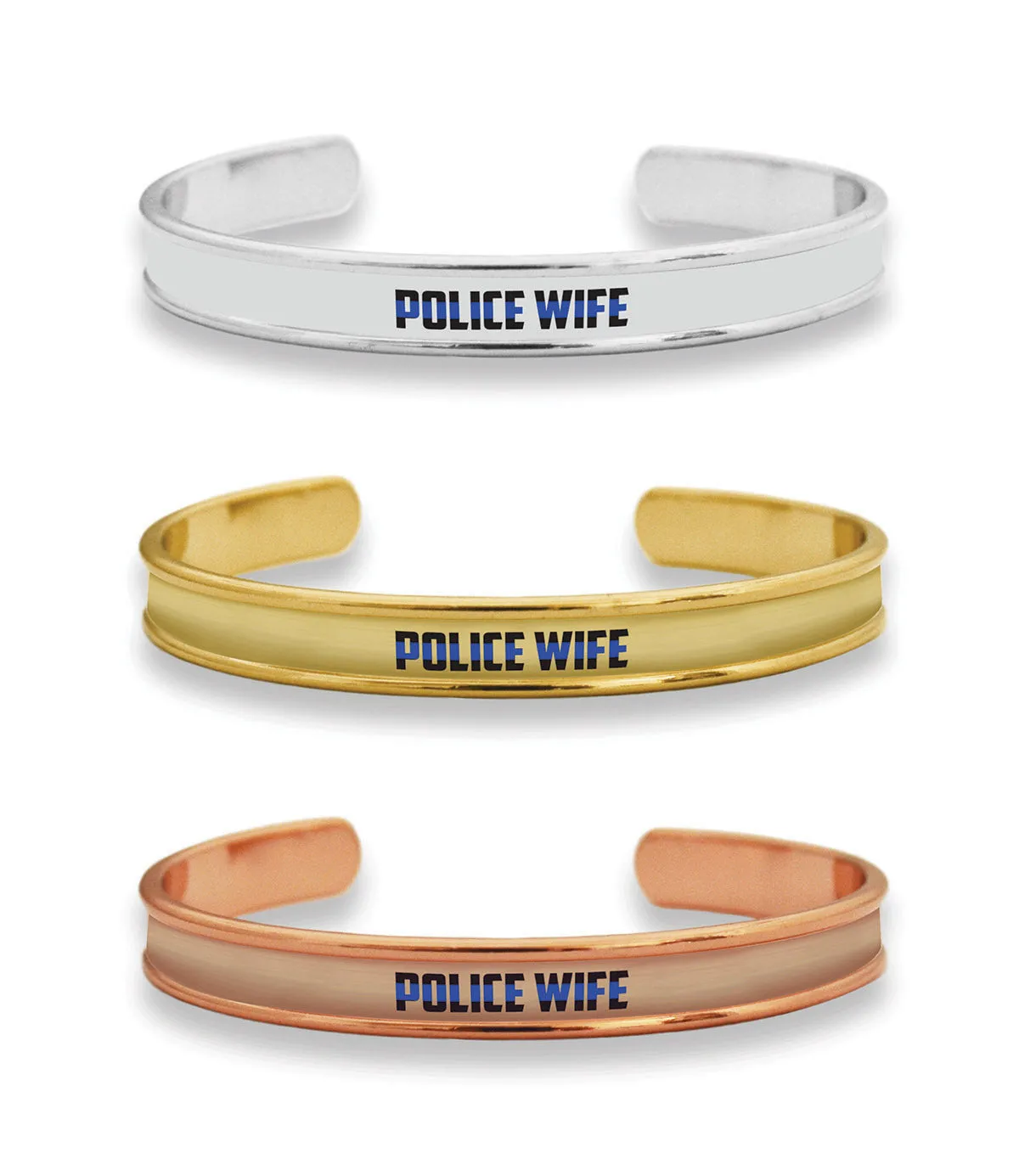 Police Wife Cuff Bracelet