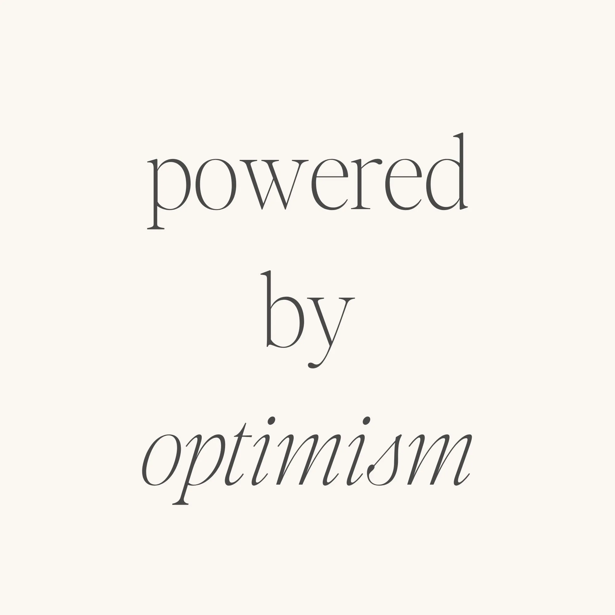 Powered By Optimism