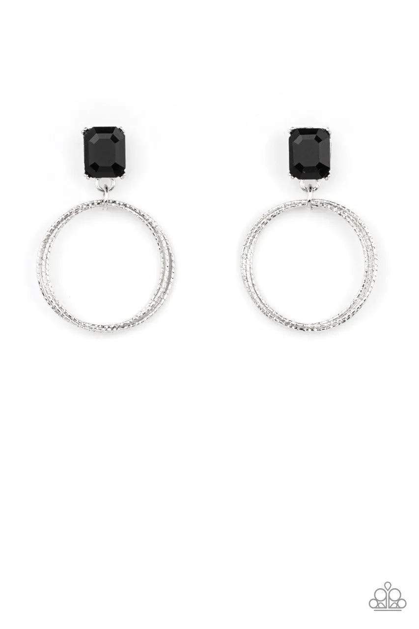 Prismatic Perfection Black Paparazzi Earrings