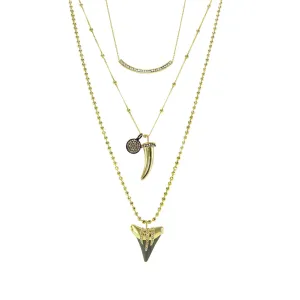 "Tribal Queen" Set of 3 Layering Necklace