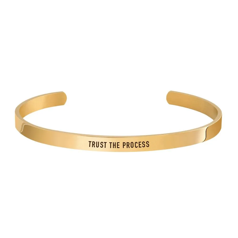 "TRUST THE PROCESS" CUFF
