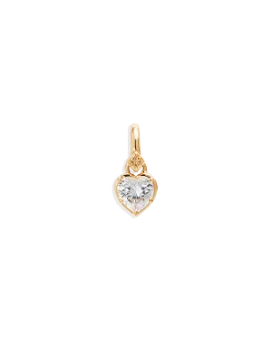 RADIANT HEART ANNEX LINK PENDANT | GOLD