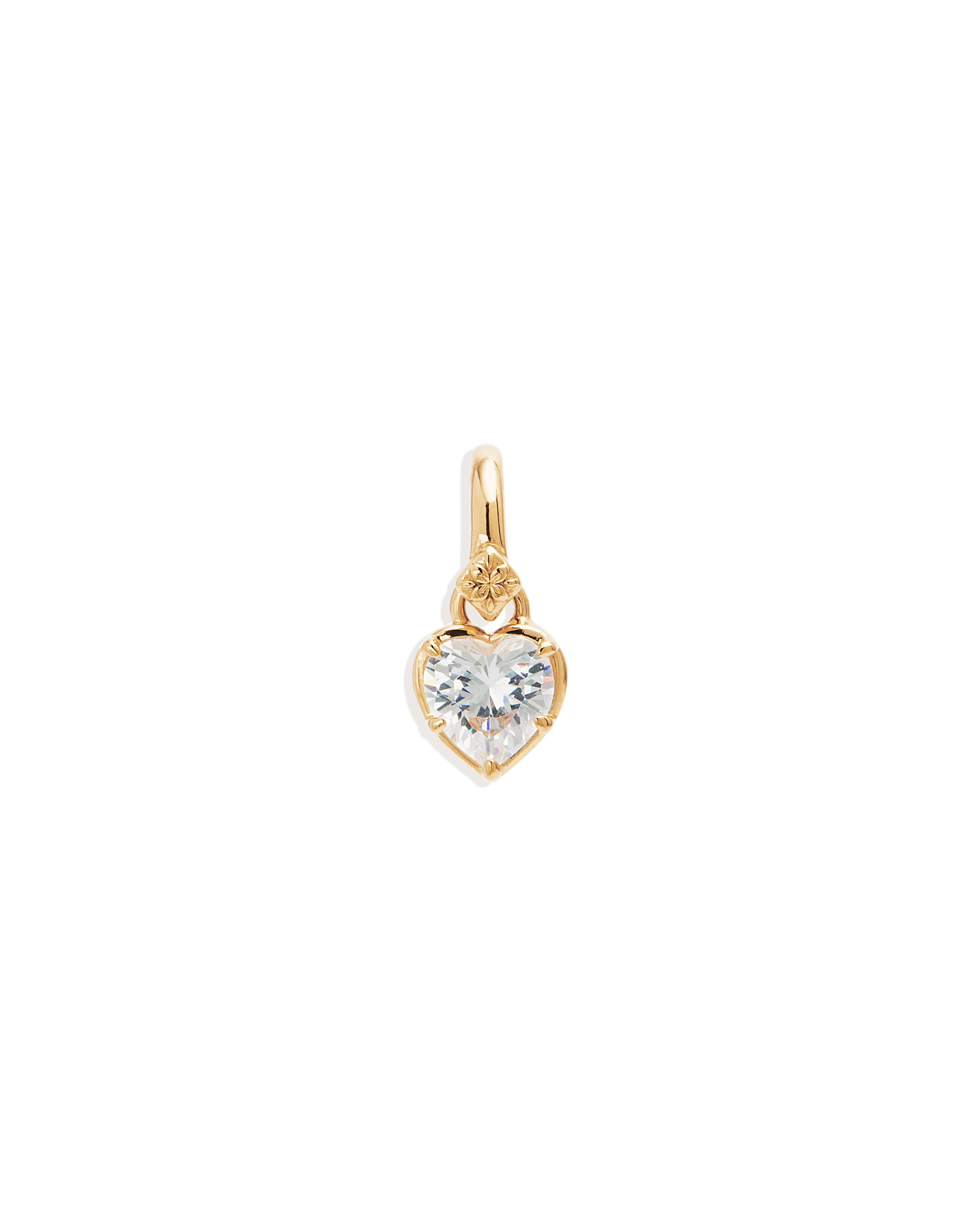 RADIANT HEART ANNEX LINK PENDANT | GOLD