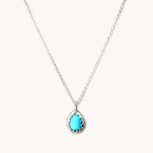 Radiante: Turquoise Teardrop Pendant