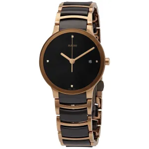 Rado Centrix Jubile Black Dial Black Ceramic Men's Watch R30554712