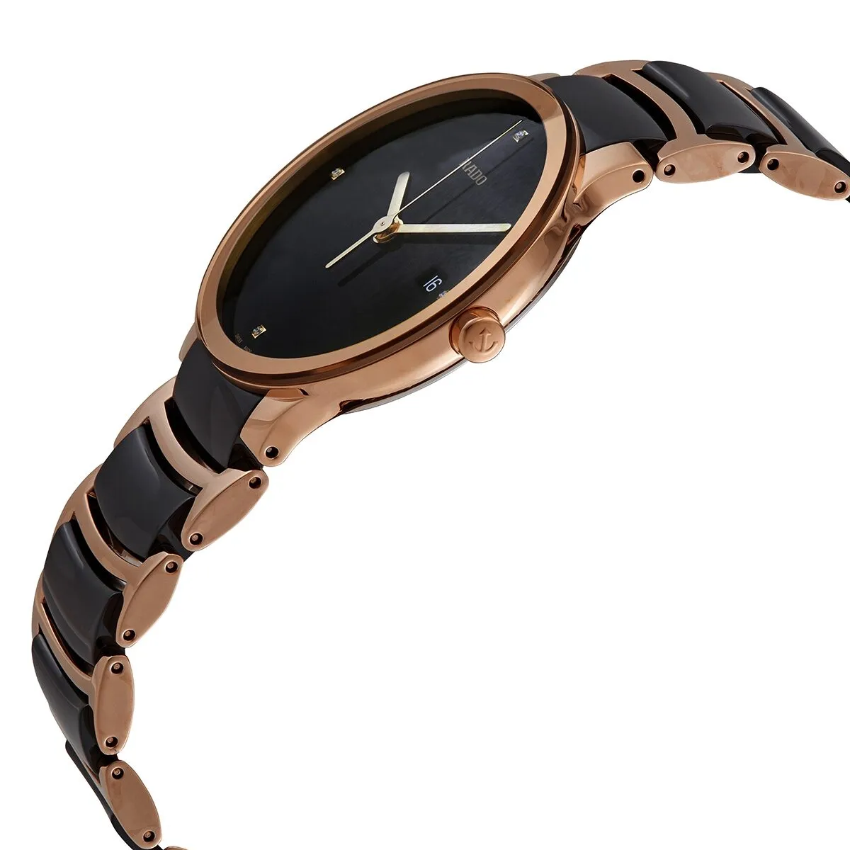Rado Centrix Jubile Black Dial Black Ceramic Men's Watch R30554712