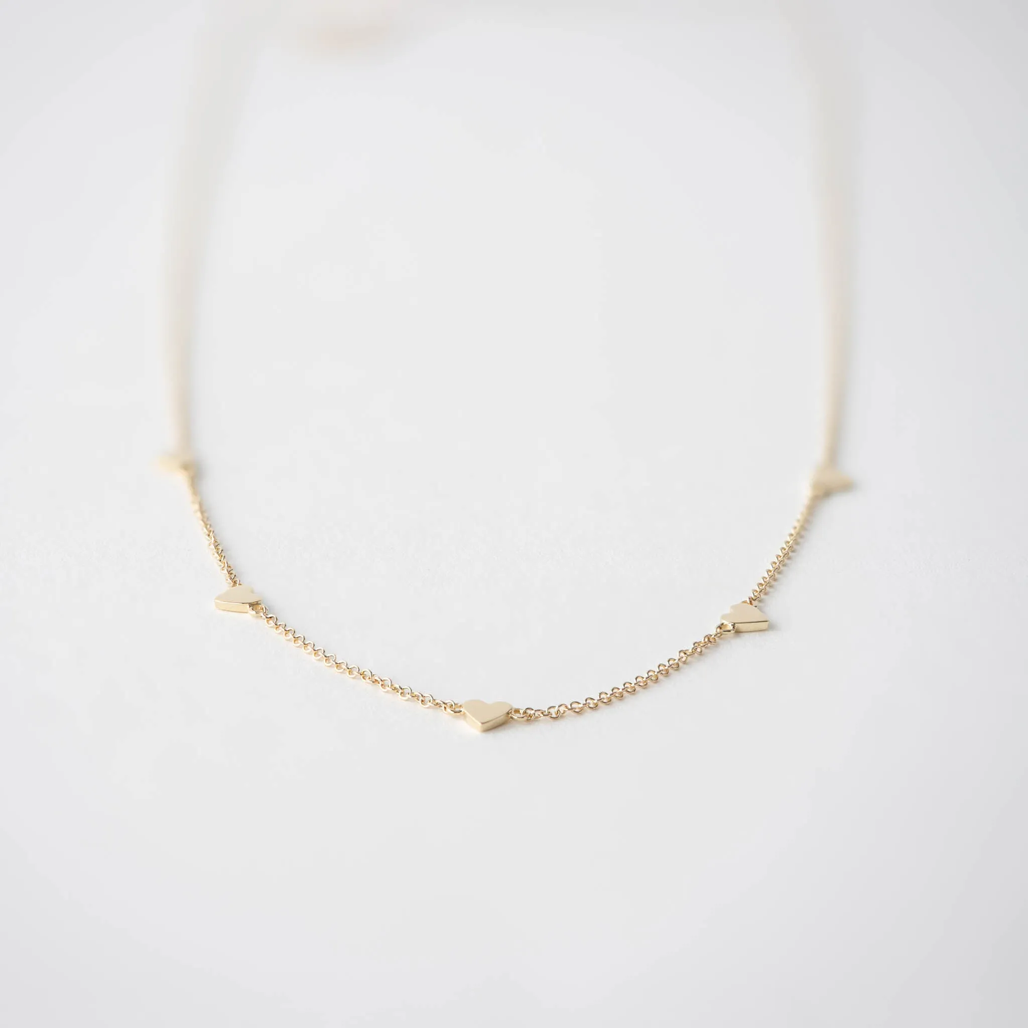 Reagan Gold Heart Necklace