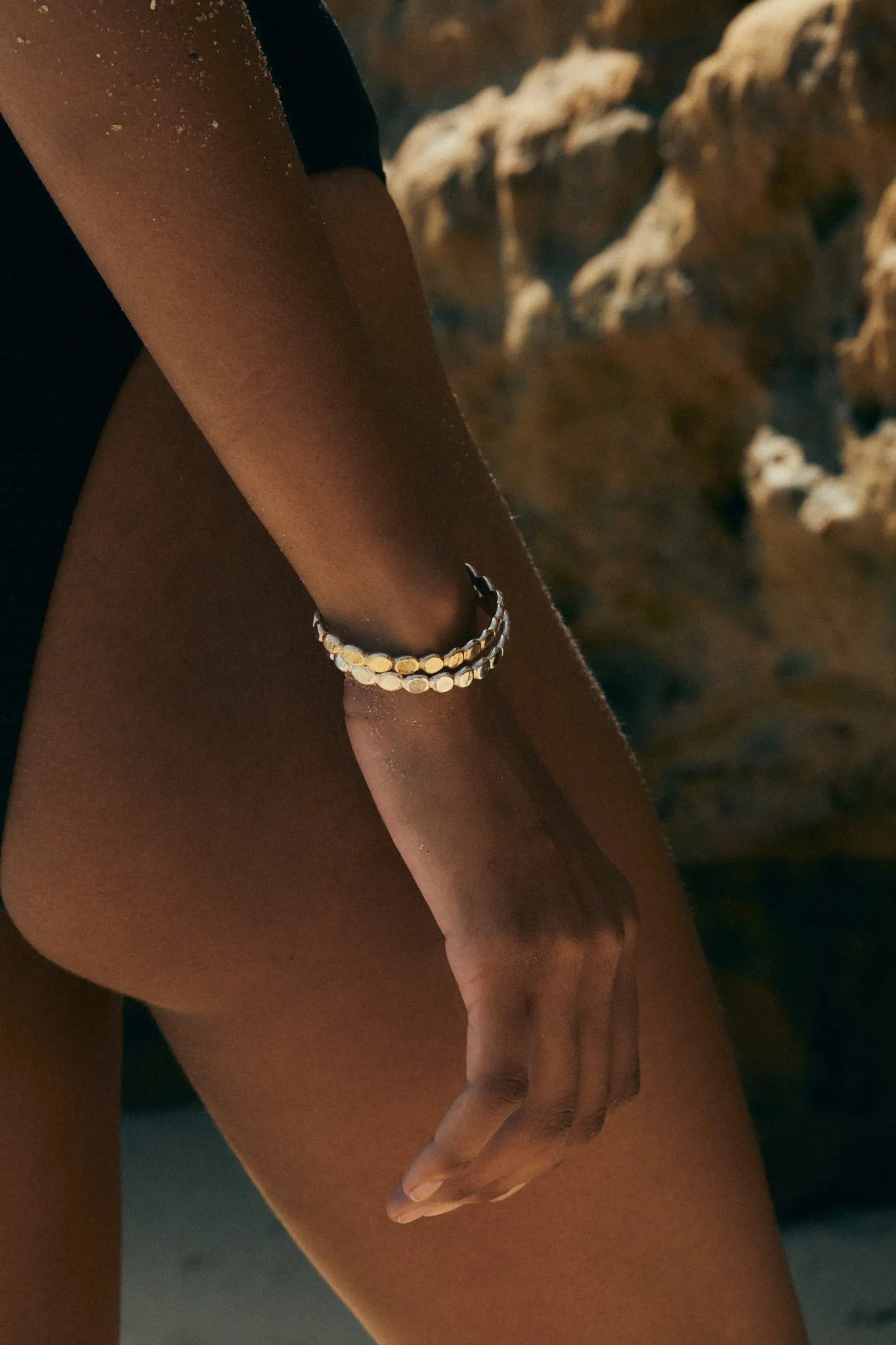 Ripple Cuff |Yellow Gold