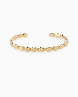 Ripple Cuff |Yellow Gold