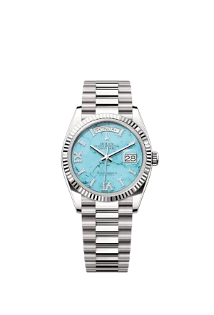 Rolex Day-Date 36, 18k White Gold with Diamond-set, 36mm, Ref# 128239-0044