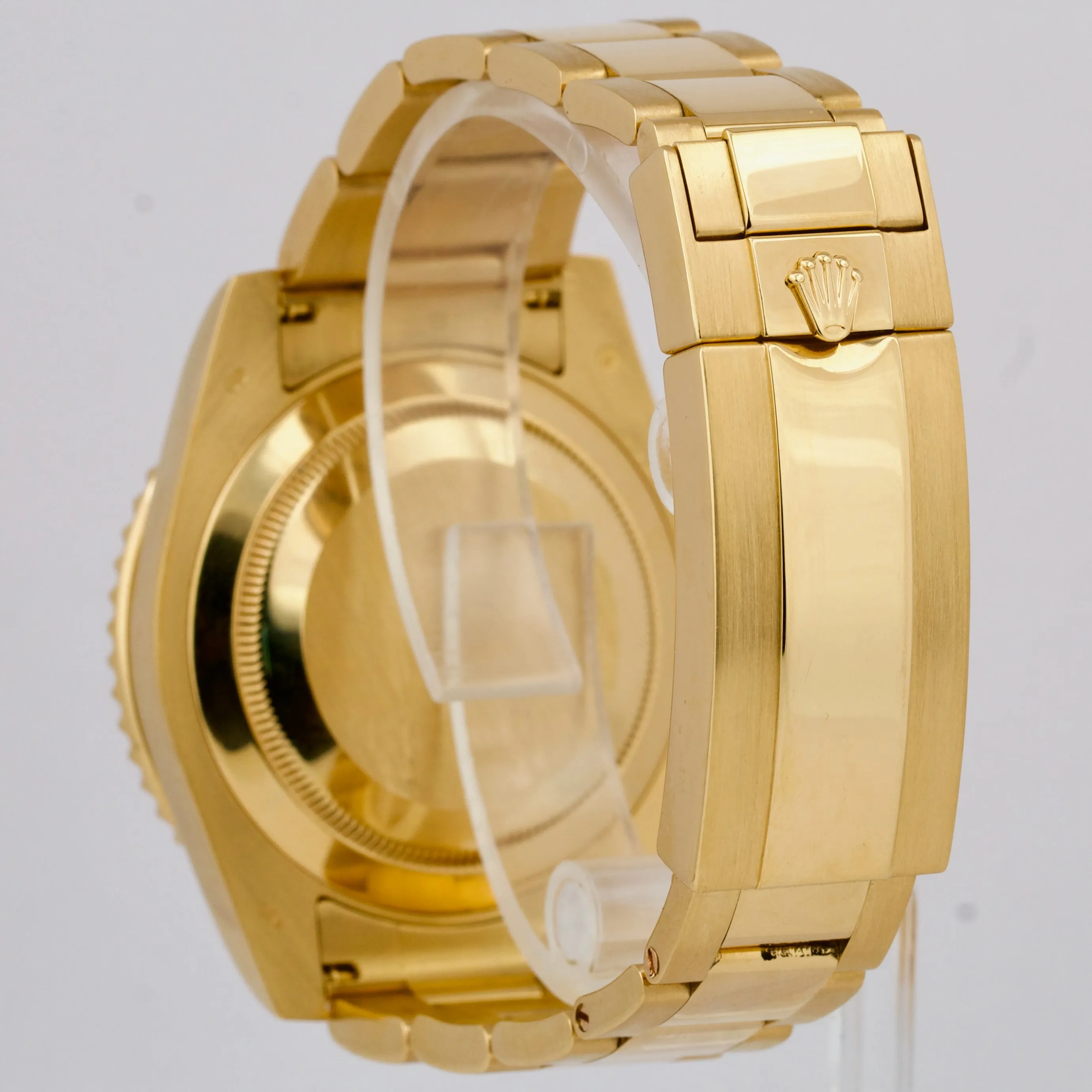 Rolex Submariner Date 116618 Ceramic 18K Yellow Gold Black 40mm Oyster Watch BOX