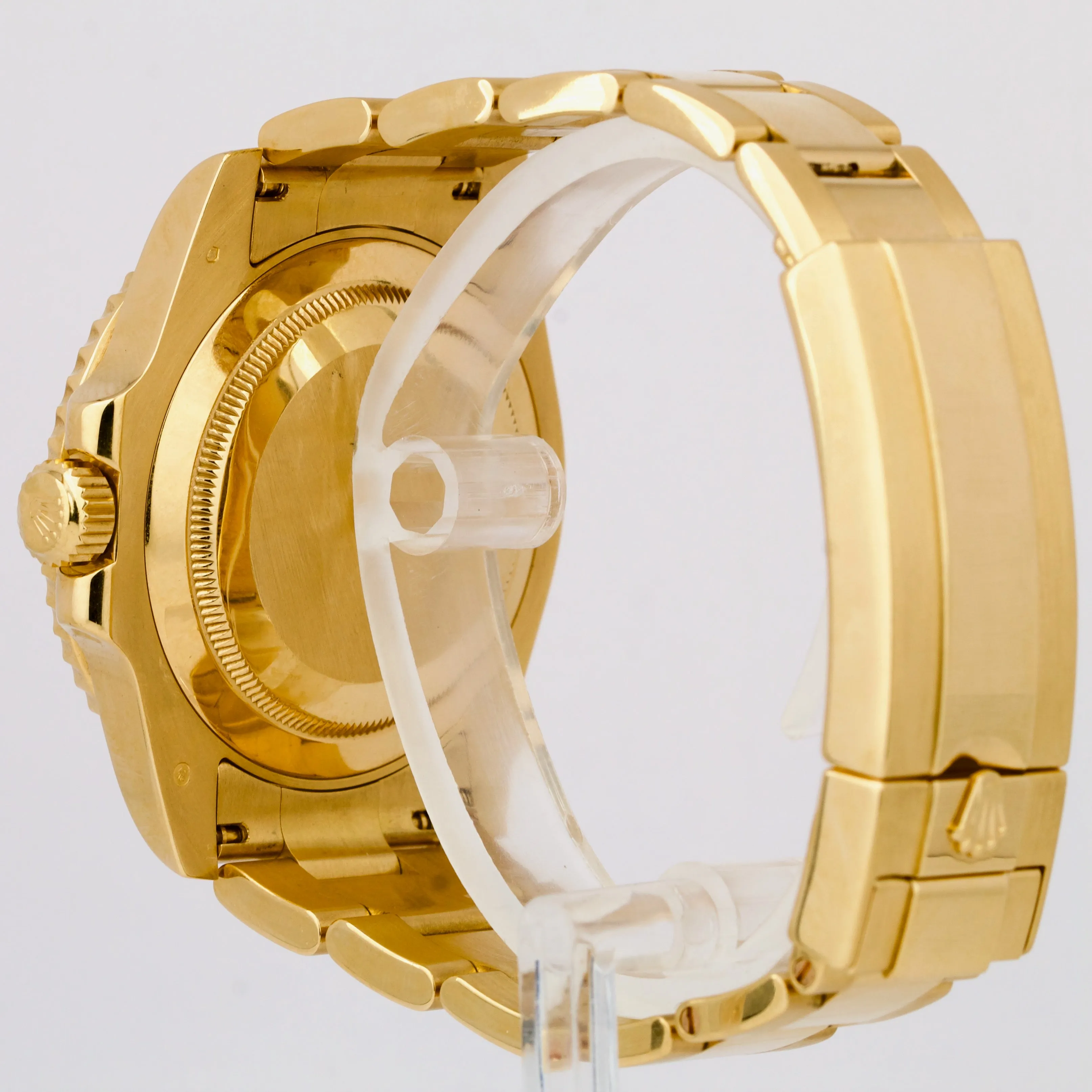 Rolex Submariner Date 116618 Ceramic 18K Yellow Gold Black 40mm Oyster Watch BOX
