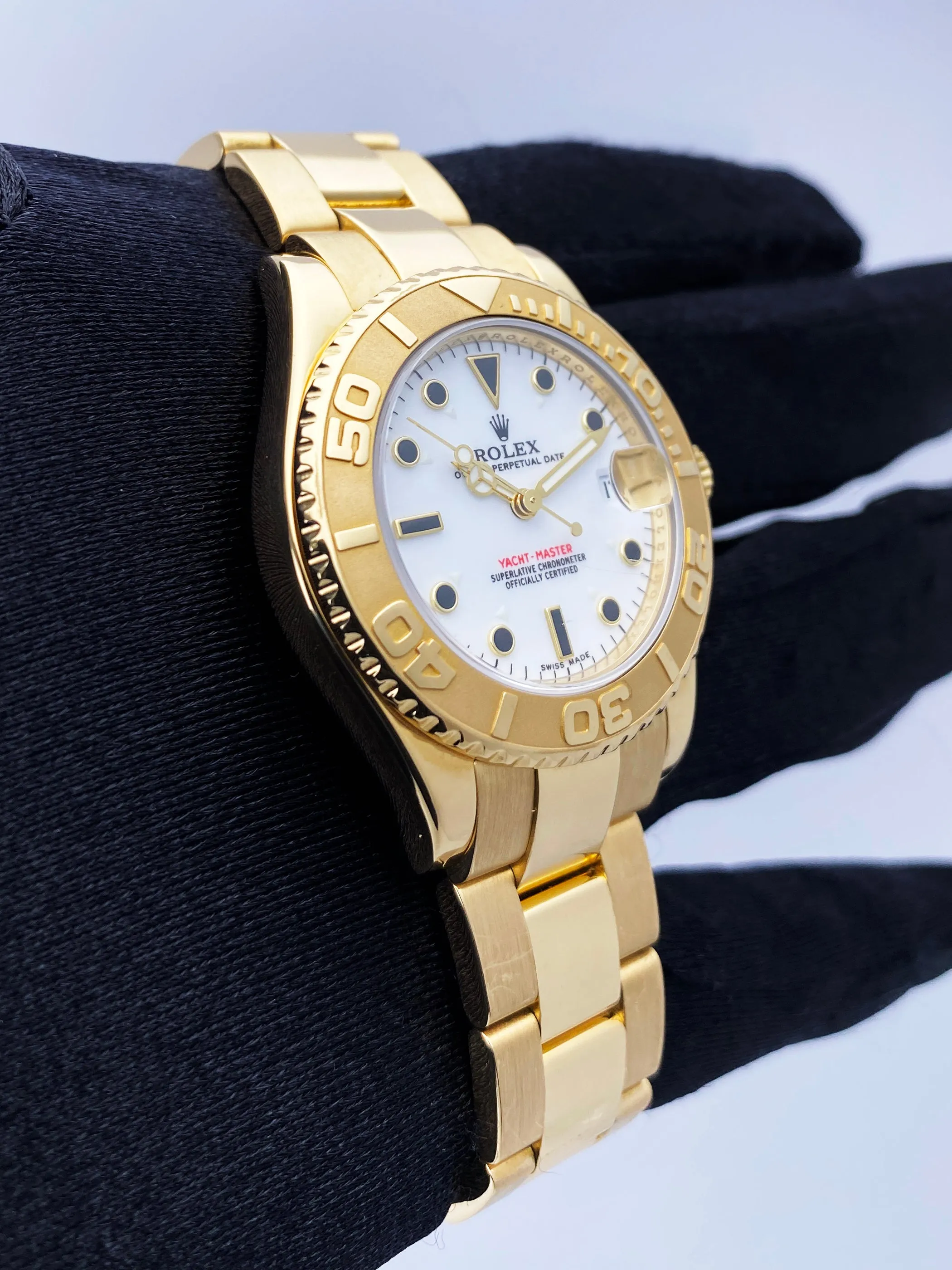 Rolex Yacht-Master 168628 Midsize White Dial Watch