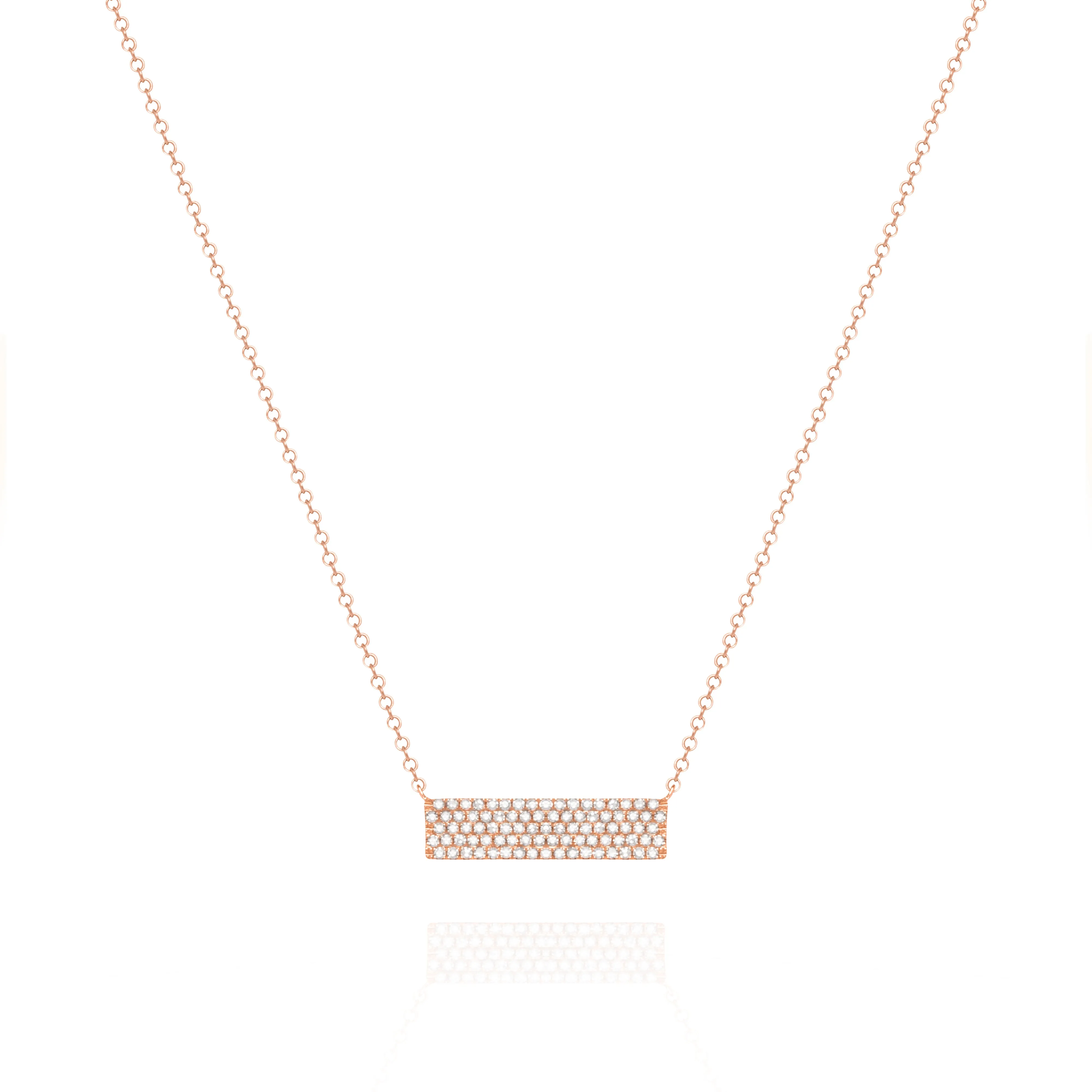 Rose Bar Necklace