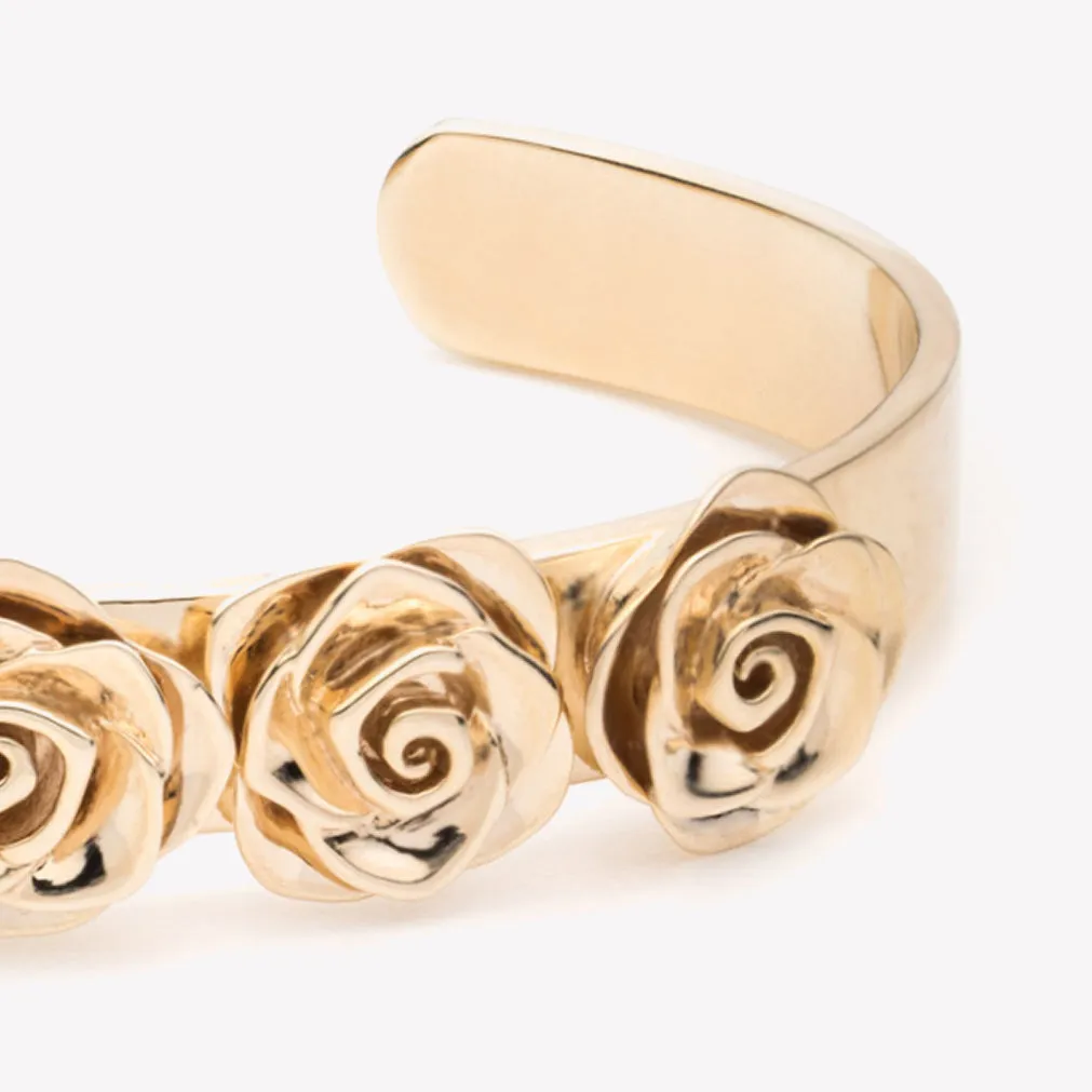 ROSE CORSAGE CUFF
