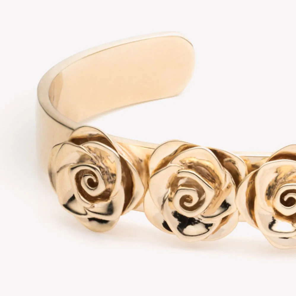 ROSE CORSAGE CUFF