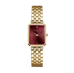 Rosefield Octagon XS Burgundy Watch OBGSG-O83