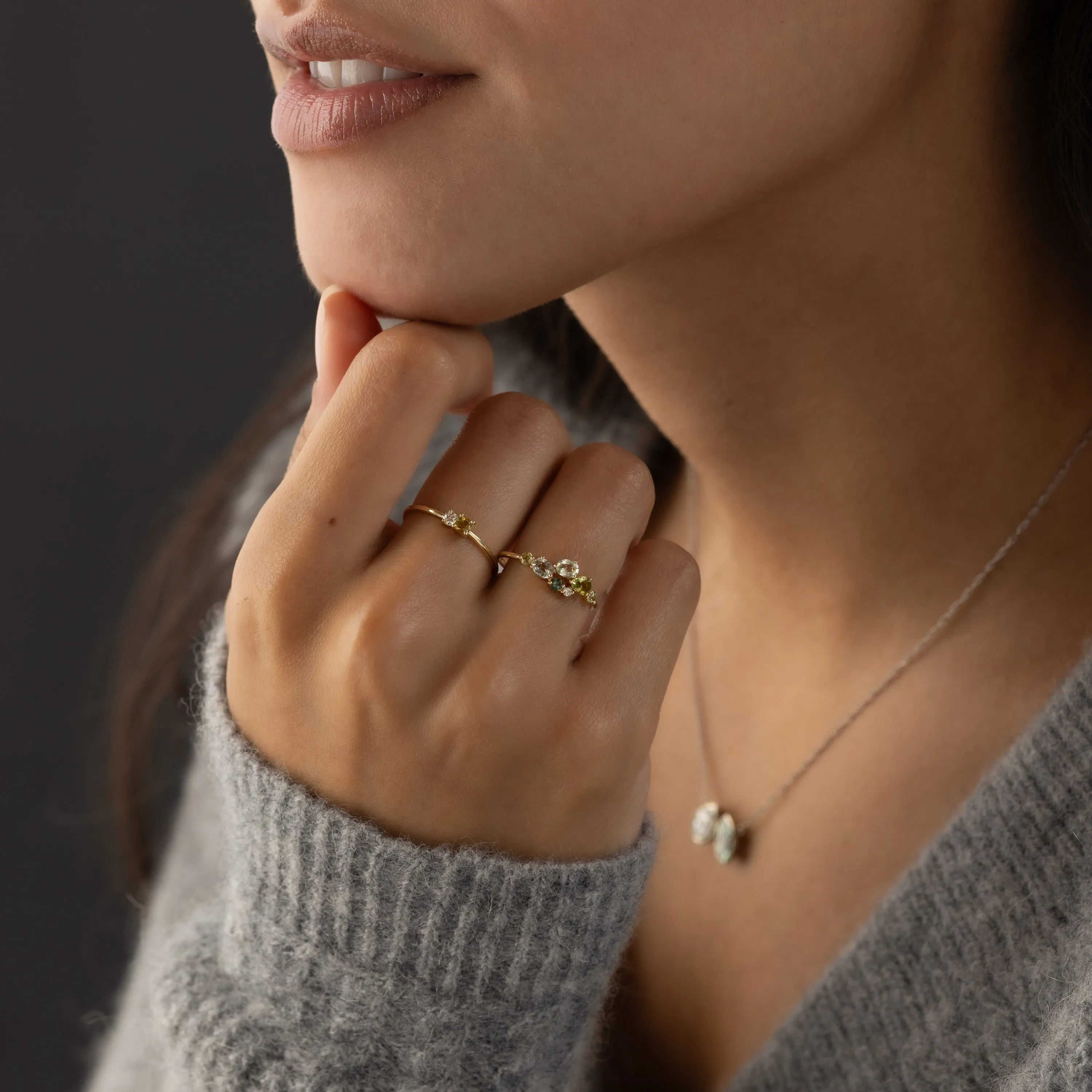 Sapphire Duet Ring - OOS