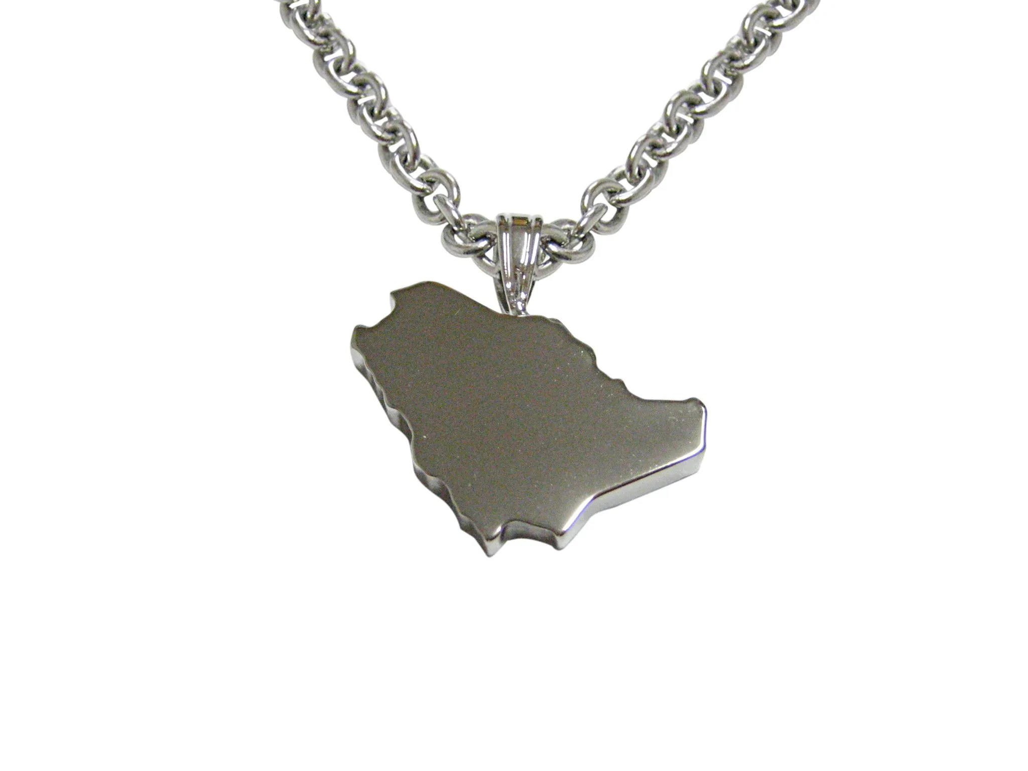 Saudi Arabia Map Shape Pendant Necklace
