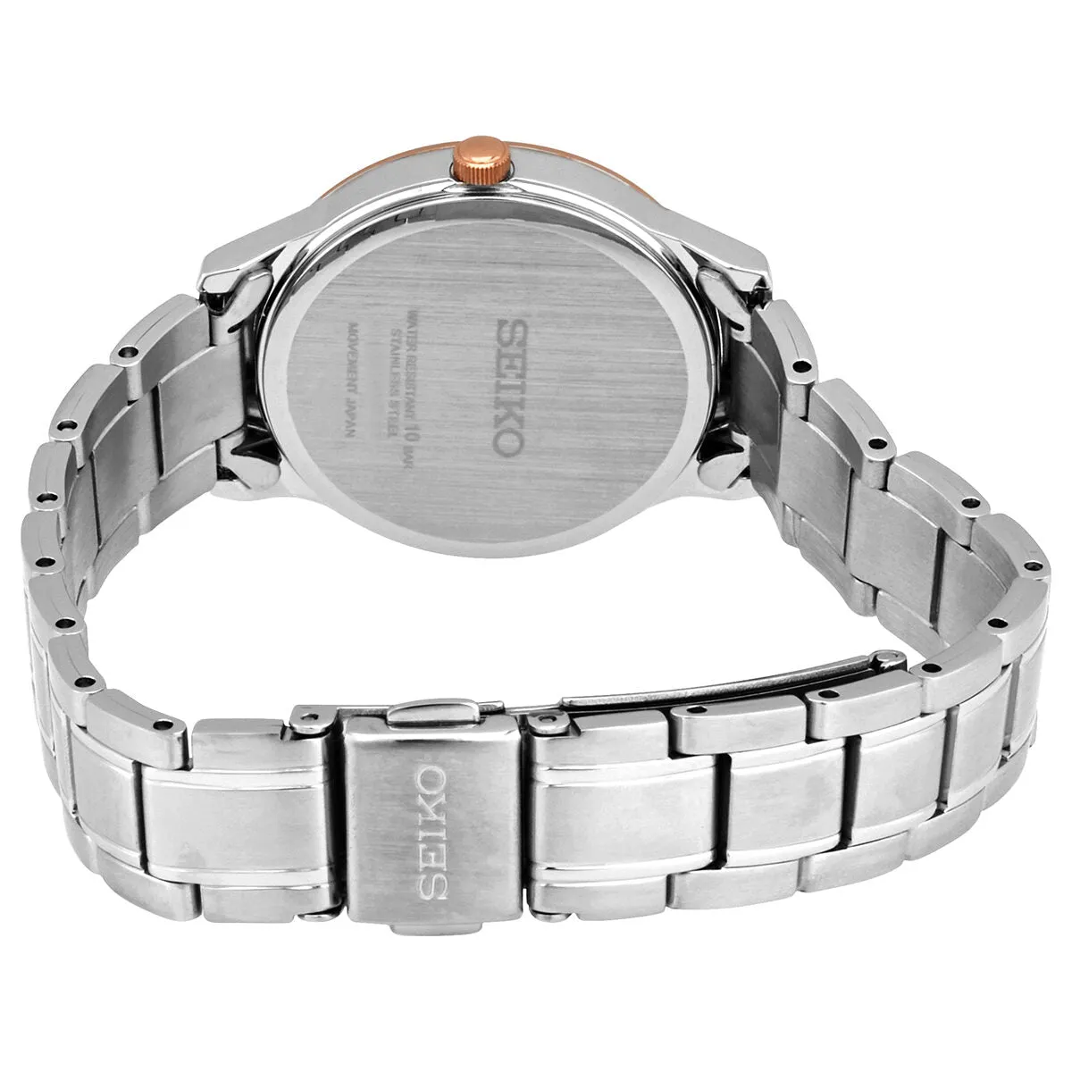 Seiko Essentials Quartz Brown Dial Ladies Watch SXDH02