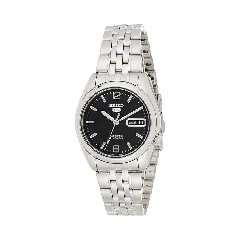 Seiko Men's Automatic Watch SNK393K1 Silver Stainless Steel Strap
