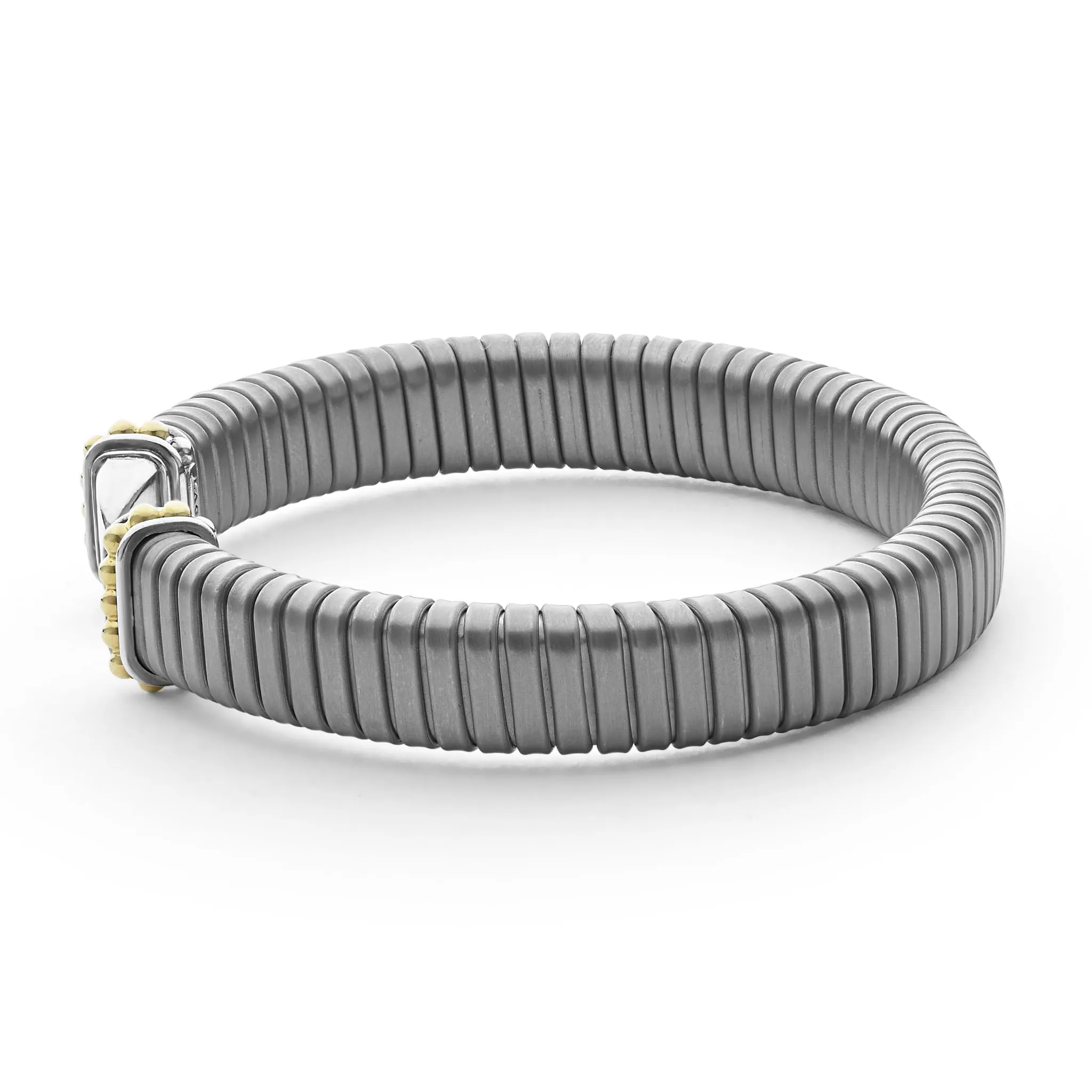 Signature Caviar Titanium Cuff Bracelet | 9mm