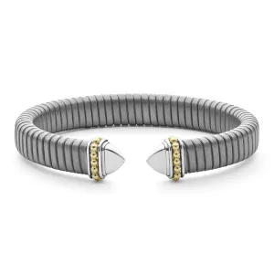 Signature Caviar Titanium Cuff Bracelet | 9mm