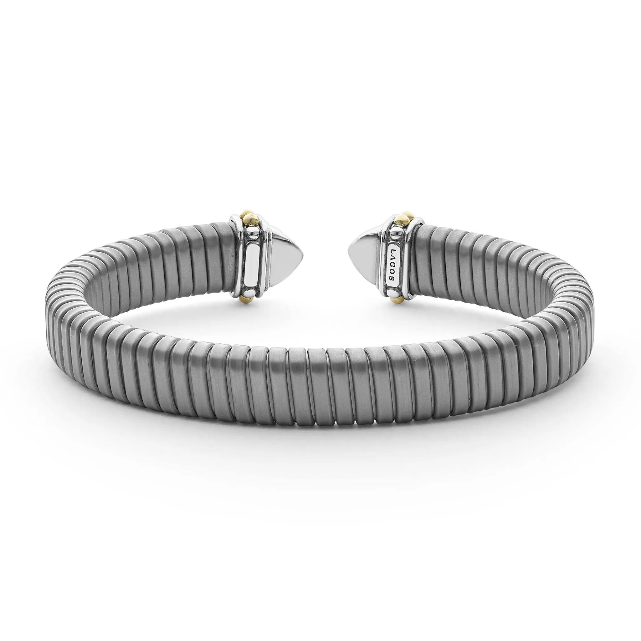 Signature Caviar Titanium Cuff Bracelet | 9mm