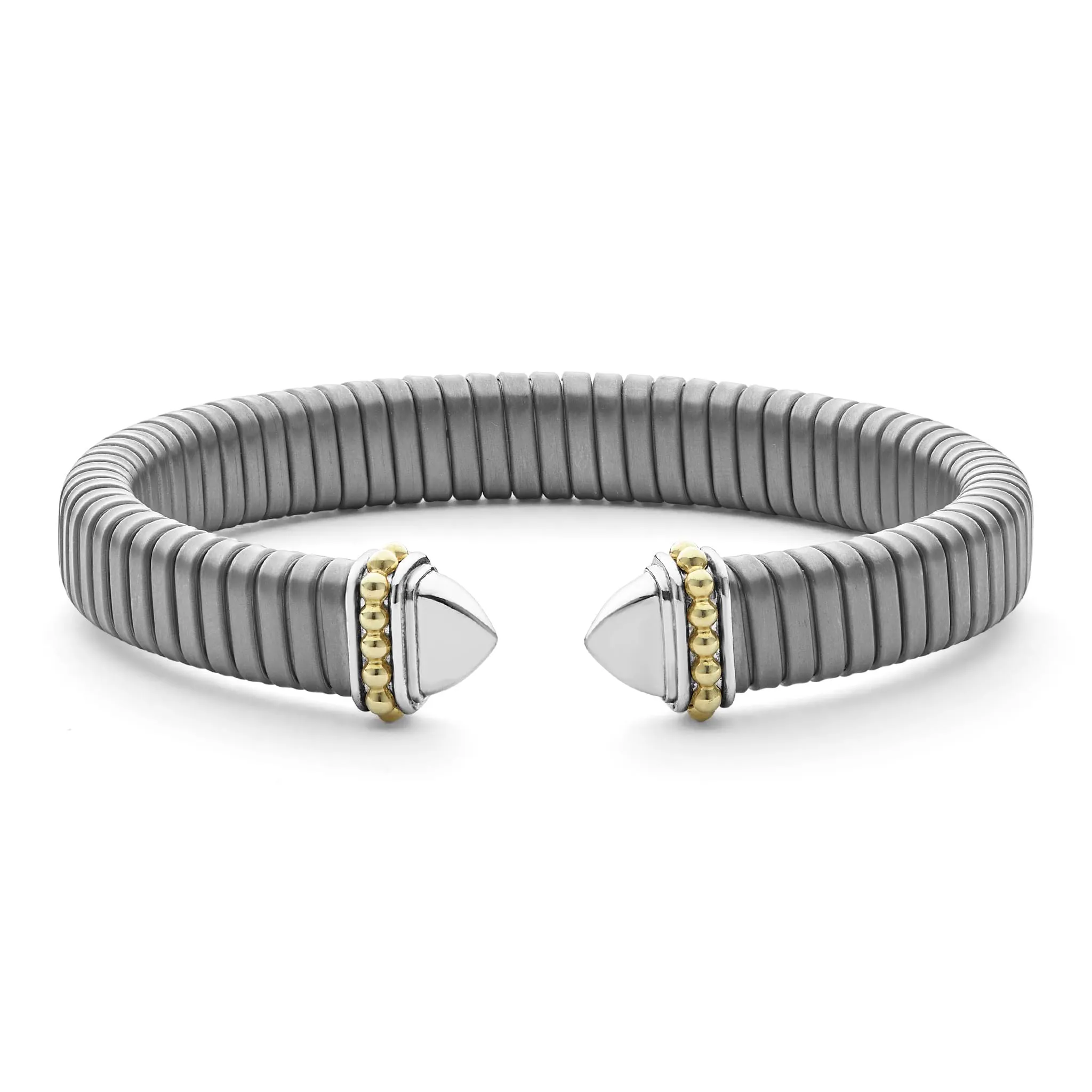Signature Caviar Titanium Cuff Bracelet | 9mm