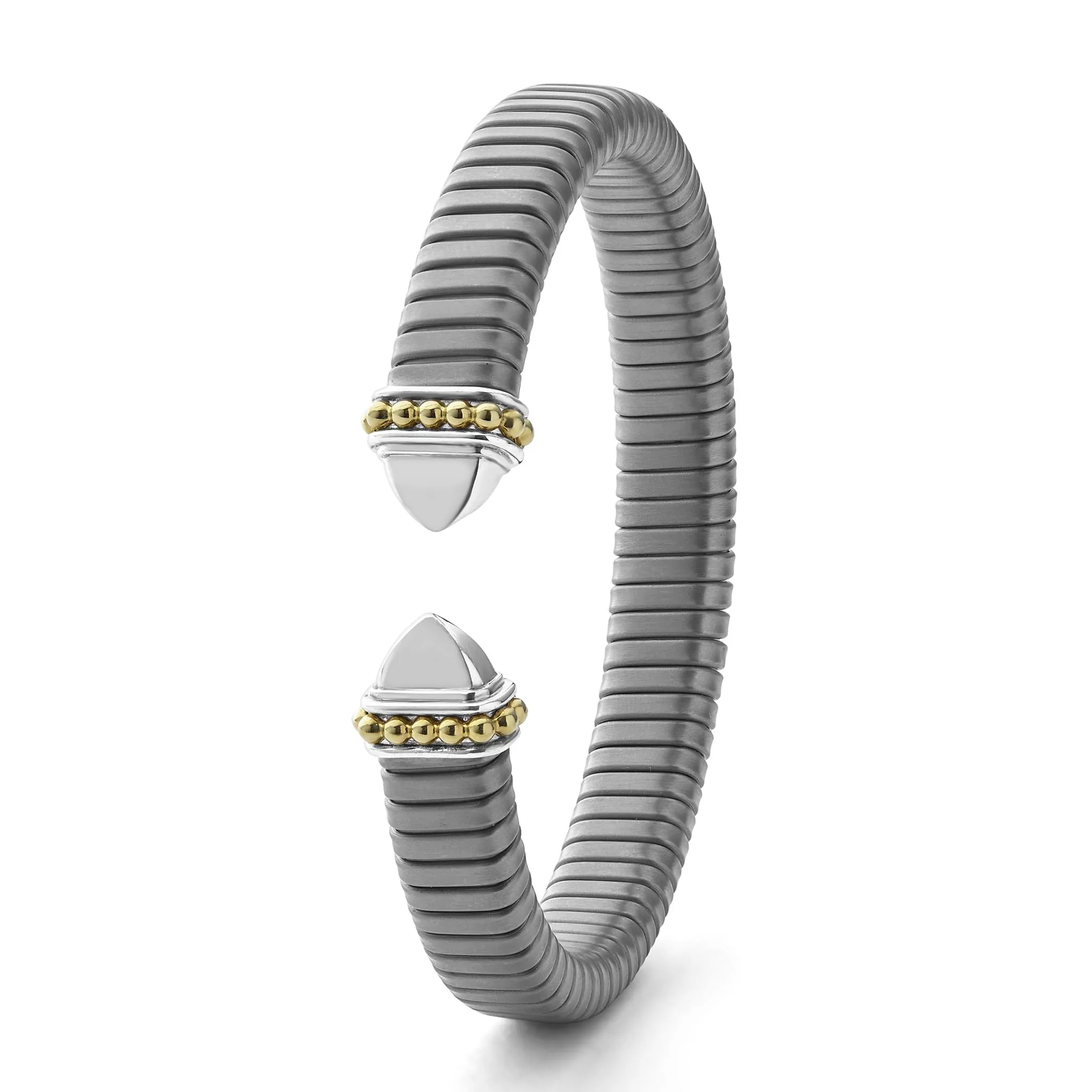 Signature Caviar Titanium Cuff Bracelet | 9mm