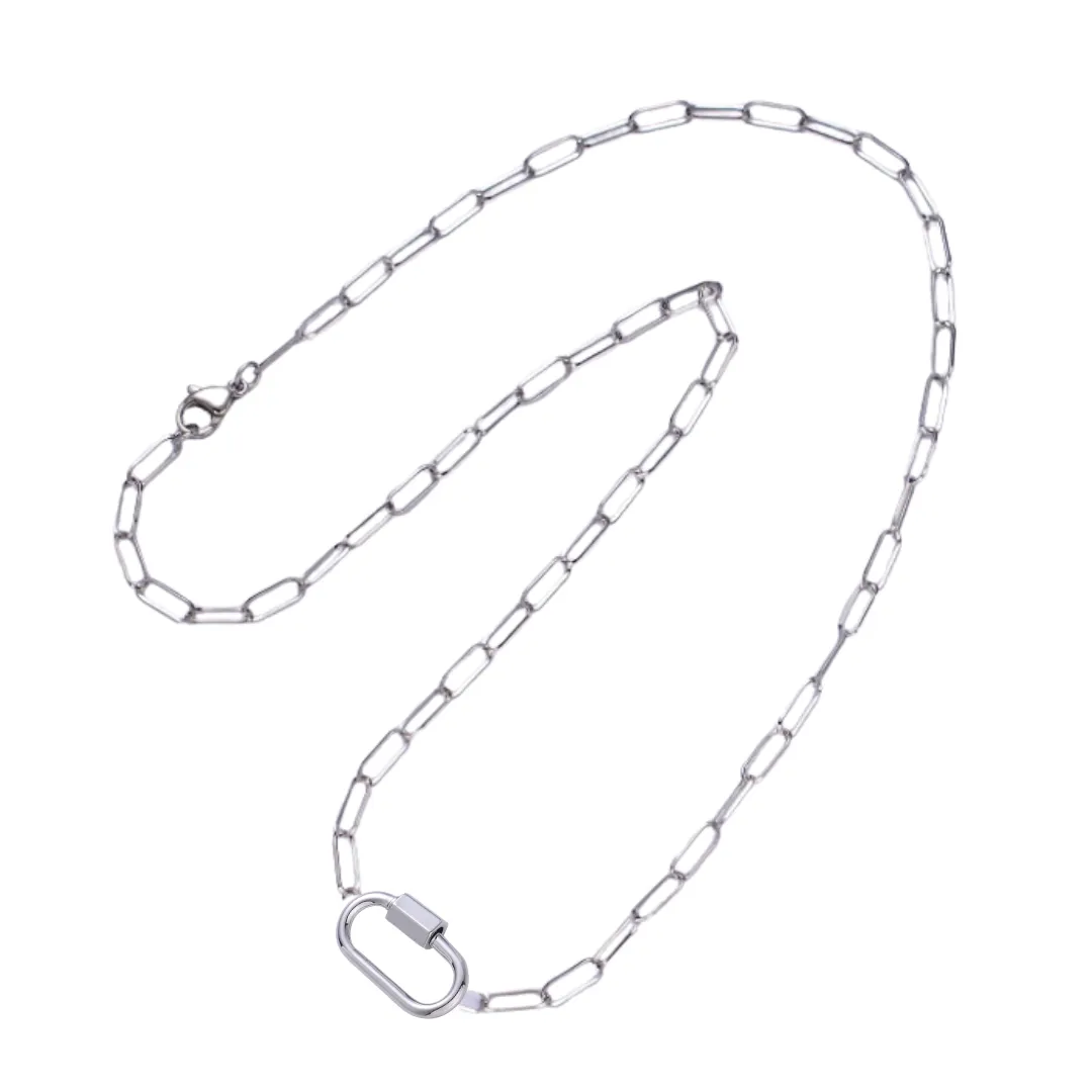 Silver Necklace Options for Charm Bar