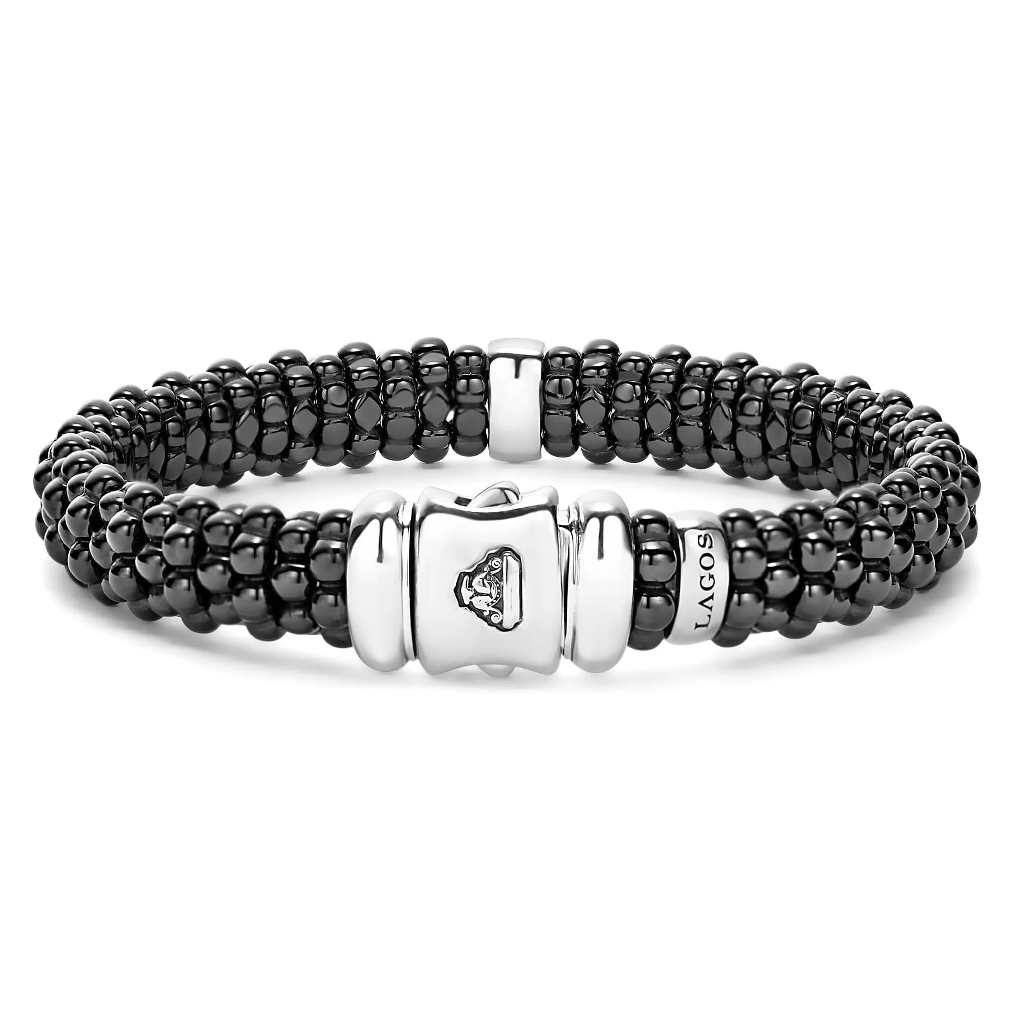 Single Station Ceramic Diamond Bracelet | 9mm