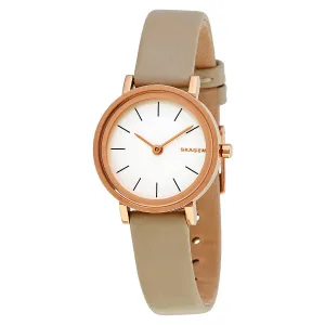 Skagen Hald White Dial Ladies Watch SKW2494